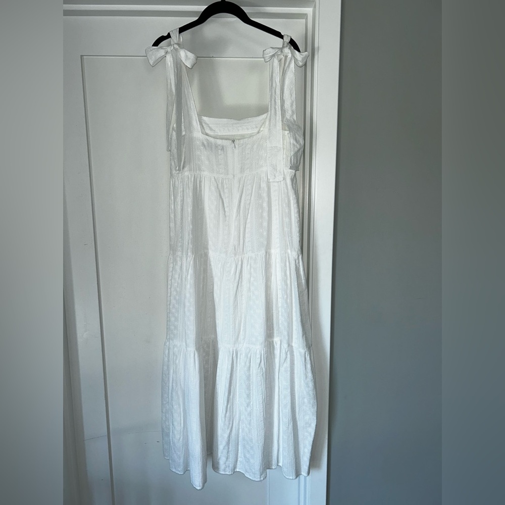 Opt white eyelet midi sundress - Picture 2 of 7
